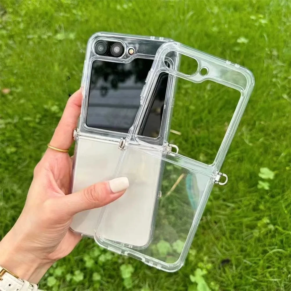 Clear Silicone Cover with Metal Buckle and Loadable Lanyard