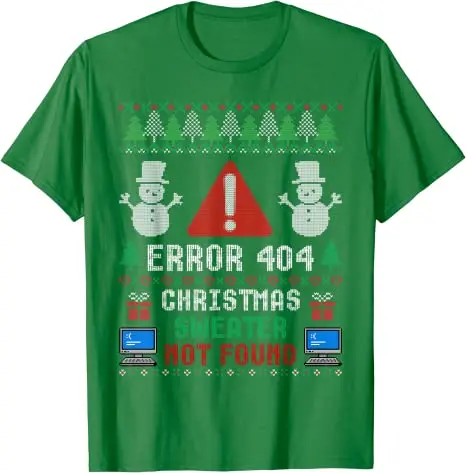 Fehler 404 Hässlicher Weihnachtspullover – Lustiges Nerd-Design Für Programmierer & Computer-Fans