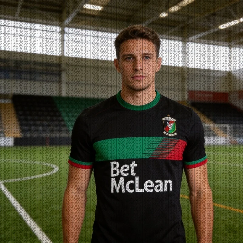 2026 Glentoran Heim-Fußballtrikot Nordirland-Trikot Sommer-Sporttrikot Schnell Trocknend Herren-T-Shirt Komfortabel und Atmungsaktiv
