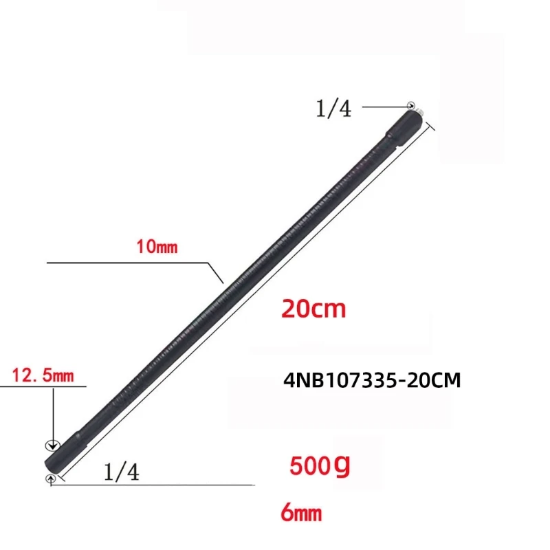 Camera Extension Rod 1/4" Threaded Extension Rod Flexible Metal Gooseneck Arm Camera Extension Hose Expand Photography Possibilities