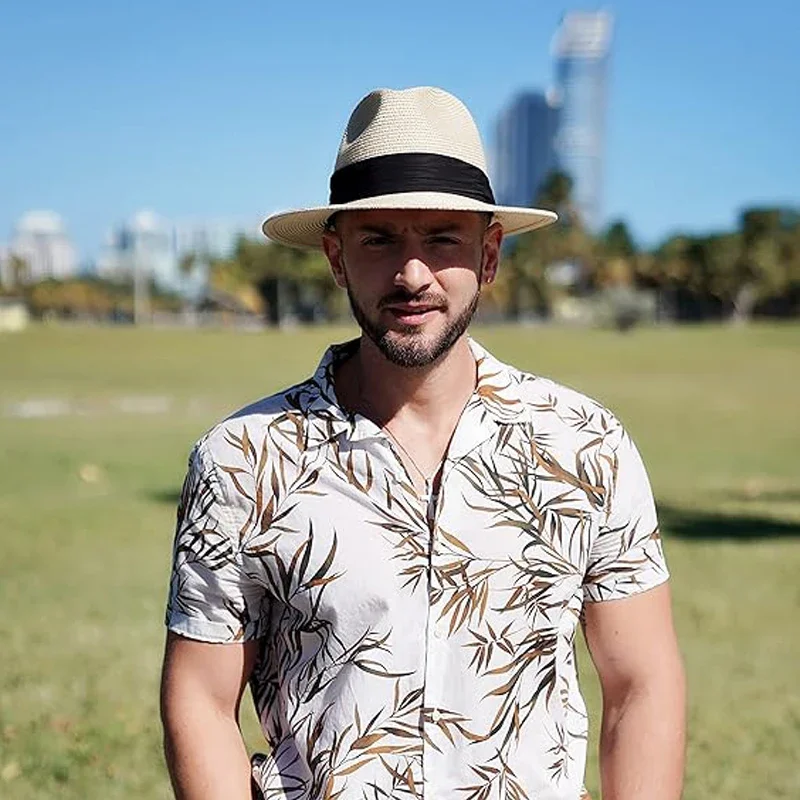 XL Big Head 63CM Summer Beach Woven Sun Hats Men Women Plus Size