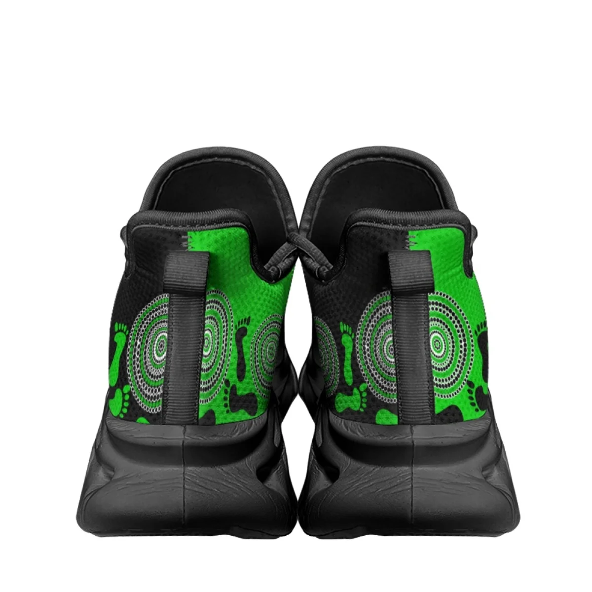 Australia Aboriginal Turtle Designer Casual Flats Shoes Indigenous Art Women's Lace-Up Sneakers Vintage Style Running Shoes Gift