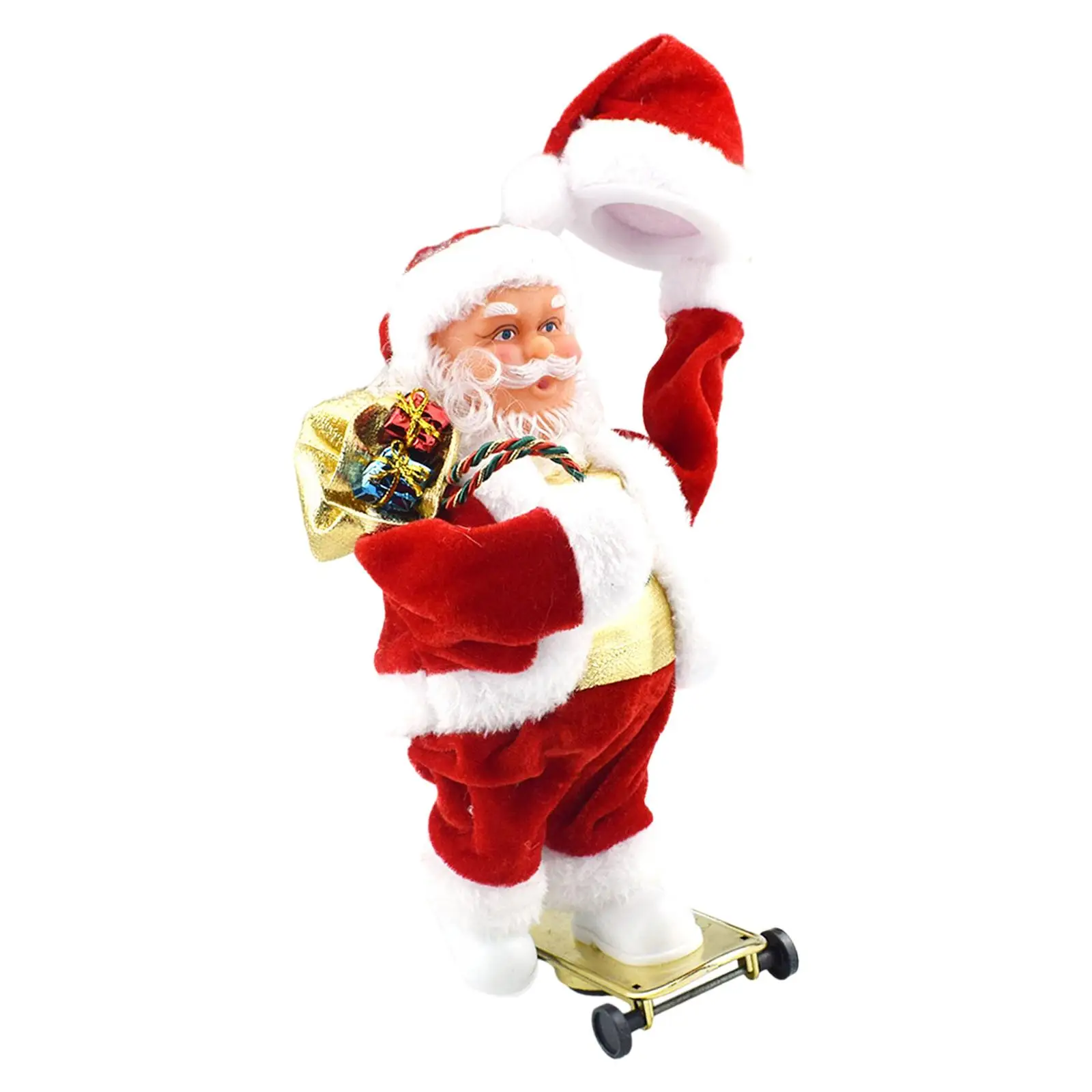

Christmas Dolls Christmas Electric Santa Toys Dolls Holiday Decoration Christmas Ornament Xmas Santa Toys for Shelf