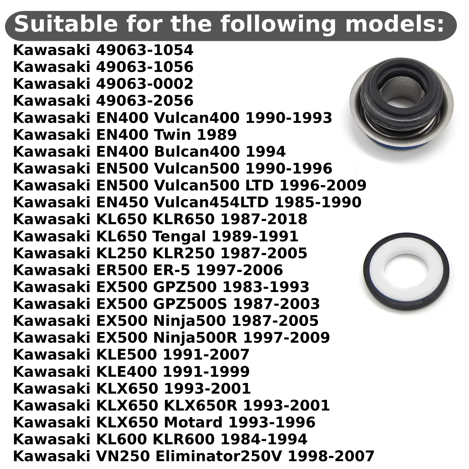 カワサキ用ウォーターポンプ,カワサキEN400,en500,kl650,kl r650
