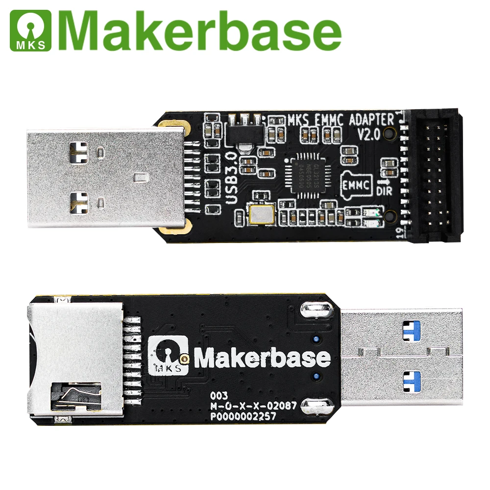 Makerbase Mks Emmc-adapter v2 Usb 3.0 Leitor para Mks Emmc Módulo Micro sd tf Cartão Mks pi Mks Skipr - Imagem 3