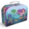 Joyfy Kid Tea Set Mermaid Tea Party Set Princess Pretend Play Tin Teapot Set Kitchen Toy for Girls Toddlers 2 3 4 5 6 Years Old