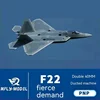 Xfly Xunfei Model Airplane Culvert Twin 40mm F-22 Raptor Raptor 4s Electric Rc Plane Toy Gift 1