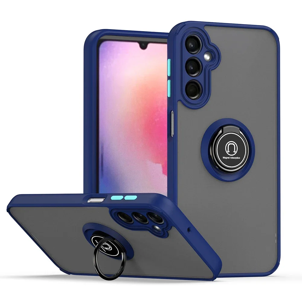 Shockproof Phone Case with Ring Holder - Durable Protective Cover
