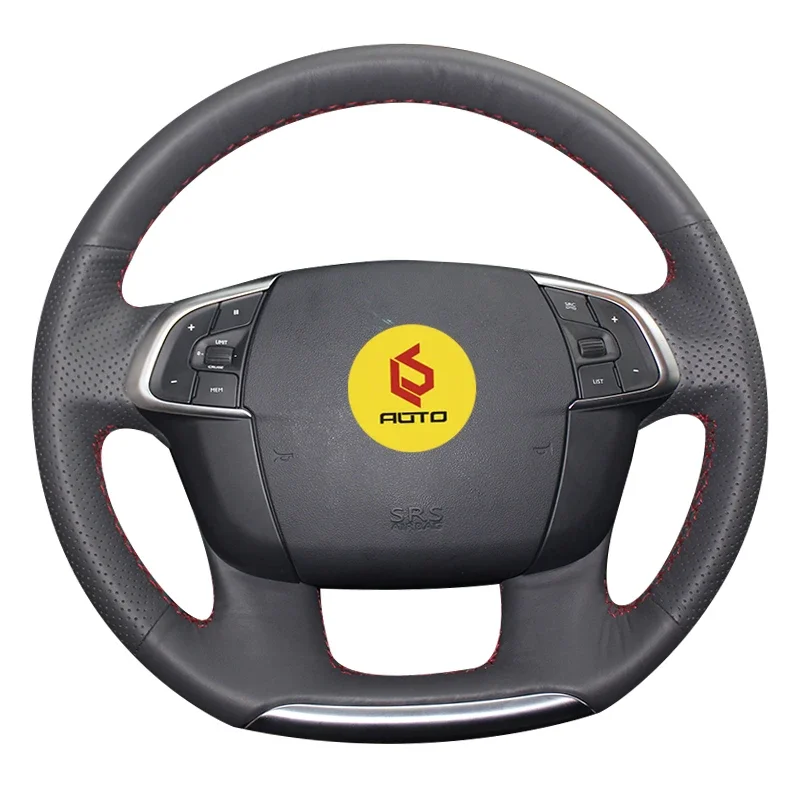 Coprivolante Per Coprivolante Per Citroen C4 C4L 2011-2015 Ds4 Funda Volante Custodia Per Volante In Pelle