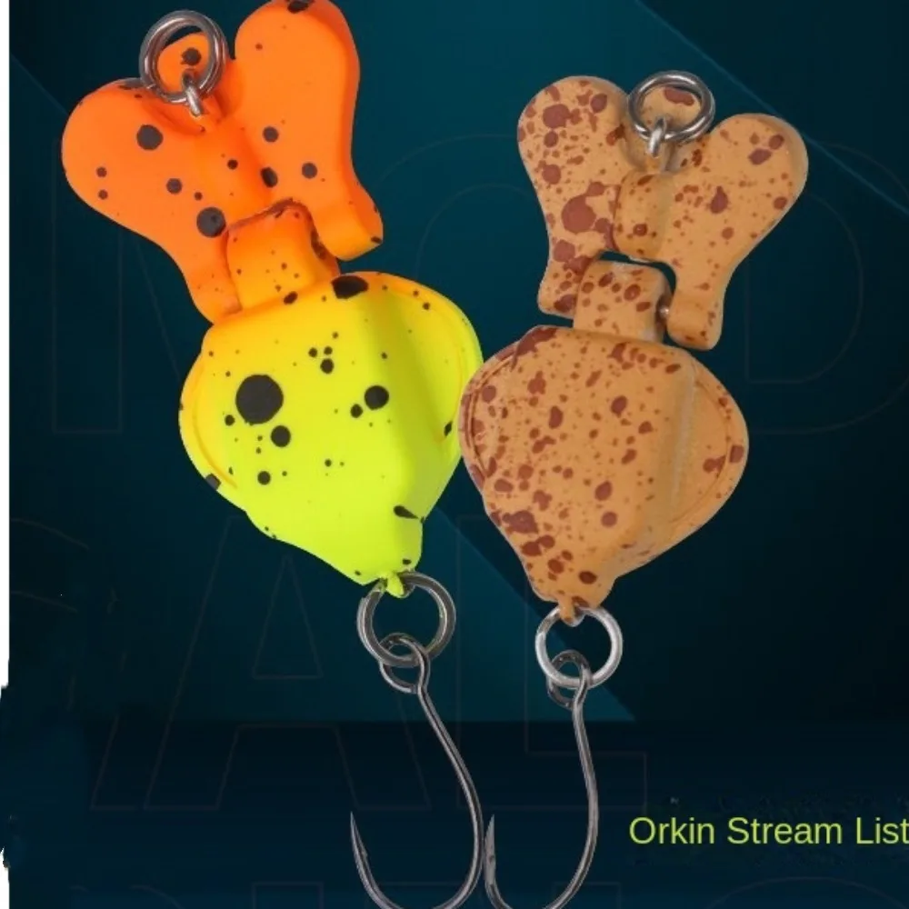 1Pcs 2g 2.9cm/6g 4.2cm 3D Fishing Lure Metal alloy Jigging Hard Squid Bait Lifelike Two sections Sea Fishing Tackle Fishing