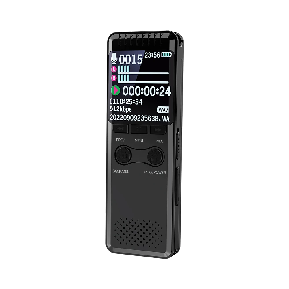 

Telele 32GB 64GB Voice Activated Mini Digital Voice Recorder Pen PCM Recording Dual MIC Denoise HIFI MP3 Professional Dictaphone