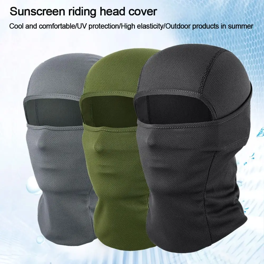 Caps Cycling Balaclava Full Face Ski Cover Bicycle Hat Windproof Breathable Anti-UV Motocross Motorcycle Helmet Liner Hats 3