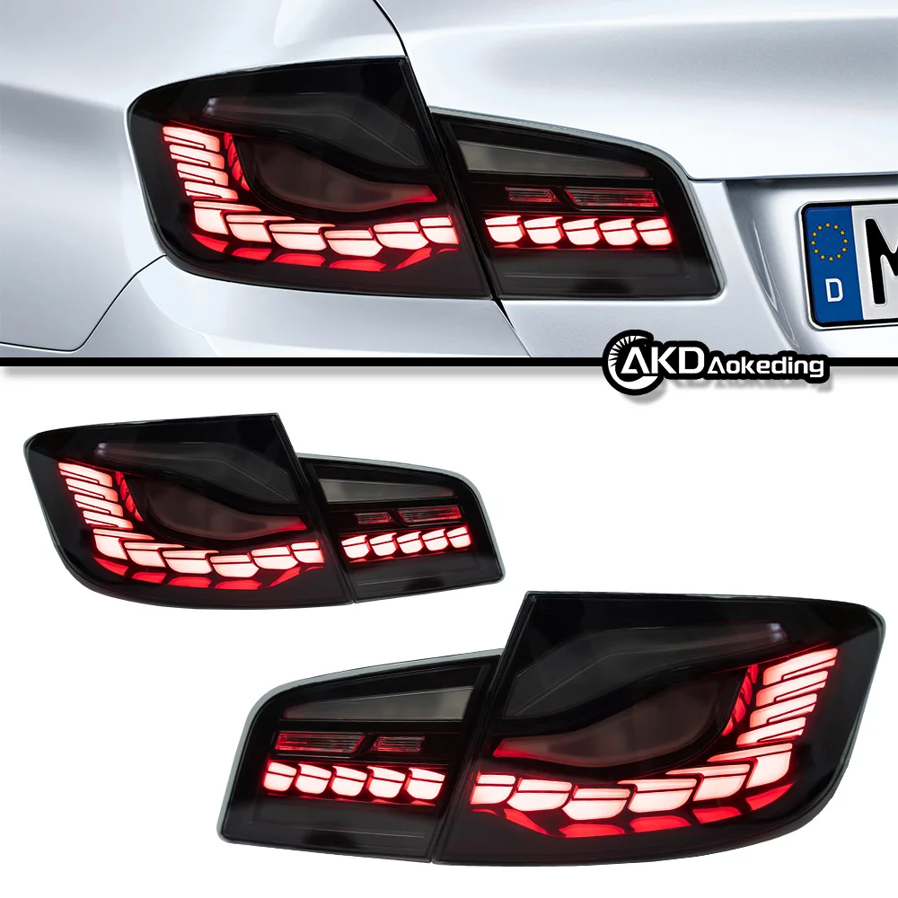 Taillights For F10 5 Series M5 GTS OLED Tail Light LED DRL Running Dynamic Signal Brake Reversing Parking Lighthouse Facelift 1