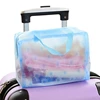 5 Color Waterproof PVC Cosmetic Storage Bag Women Transparent Organizer for Makeup Pouch Compression Travelling Bath Bags 3