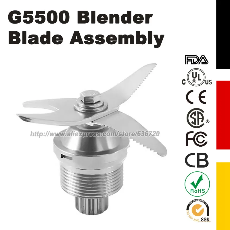 G2001 / G1100 / G5500 G7400 G7500 G7600 G7700 Blender Blade Assembly , Blender knife