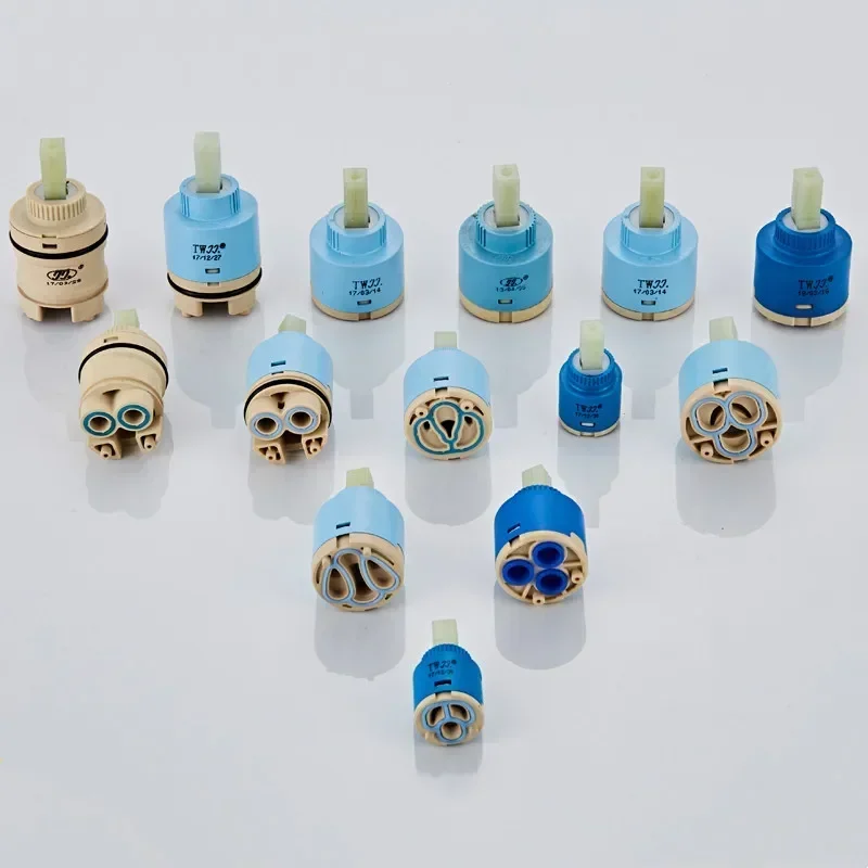 35/40mm Faucets Mixing Spool Valve Replacement Ceramic Cartridges Mixer Tap Valve Core Kitchen Bath Basin Shower Tap Accessories