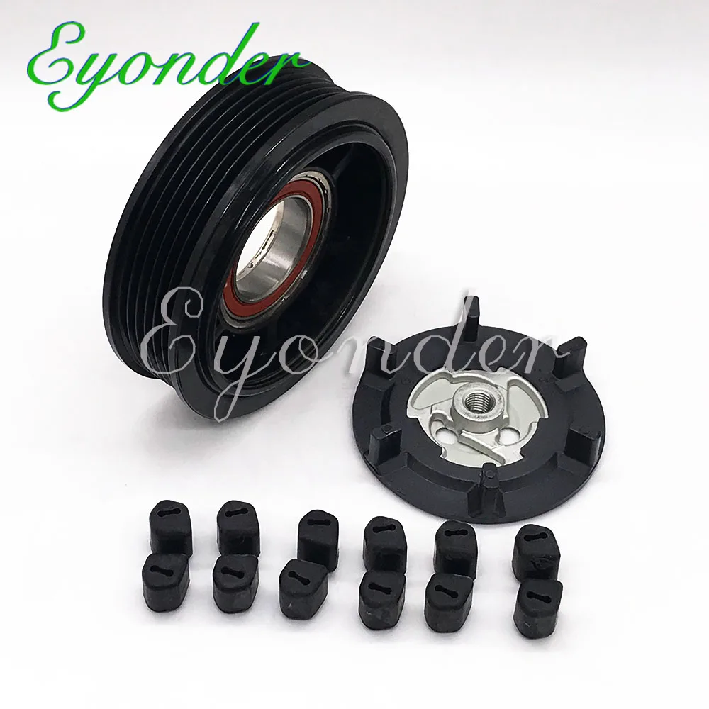 AC A/C Compressor Clutch Pulley for Citroen C3 C4 GRAND PICASSO DS3 for Peugeot 208 308 3008 2008 Partner 1.5 9675655880 3643109