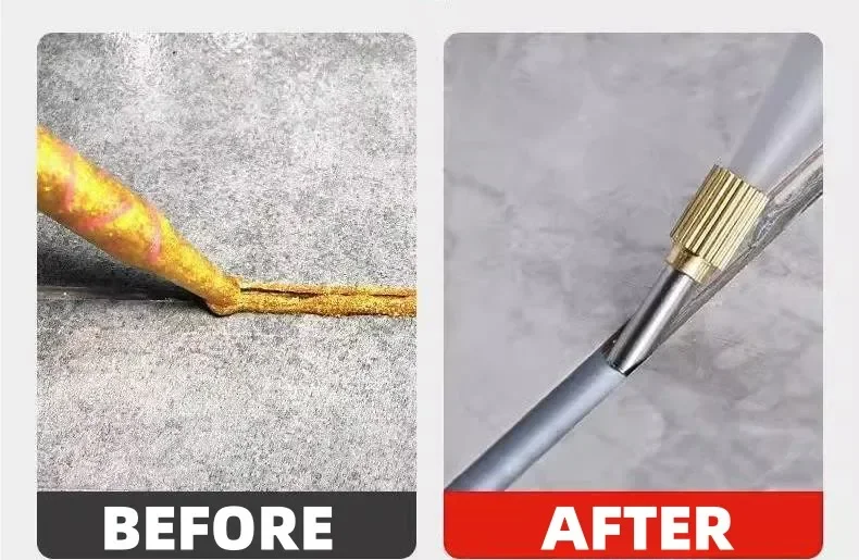 Edelstahl Kartuschen Düse Applikator Finishing Tip Tool Multifunktionale Kartuschen Düse Anti-rost Caulk Applikator Werkzeug – Detail 4