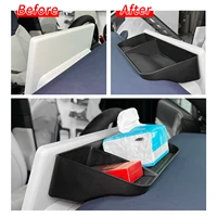 for Xpeng G6 2023-2024 Central Control Screen Rear Storage Box Car Interior Accessories Dashboard Storage Tray 5