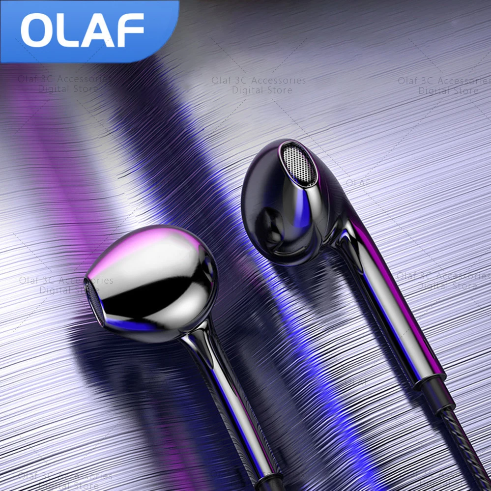 OLAF 3.5mm Wired Headphones In Ear Headset Wired Earphones with ...