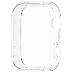 Enhanced TPU Protective Case and Screen Protector for Smartwatch - Full Coverage Bumper Shell (Transparent)