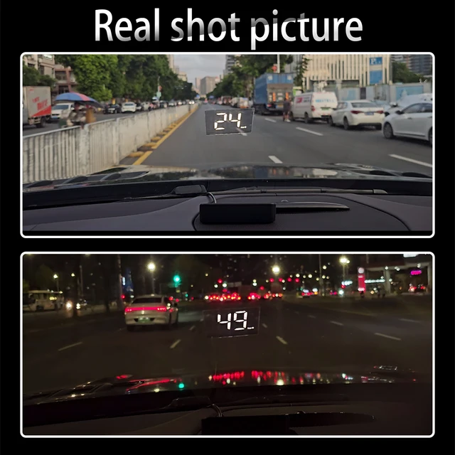 GPS HUD Digital Speedometer Display 4