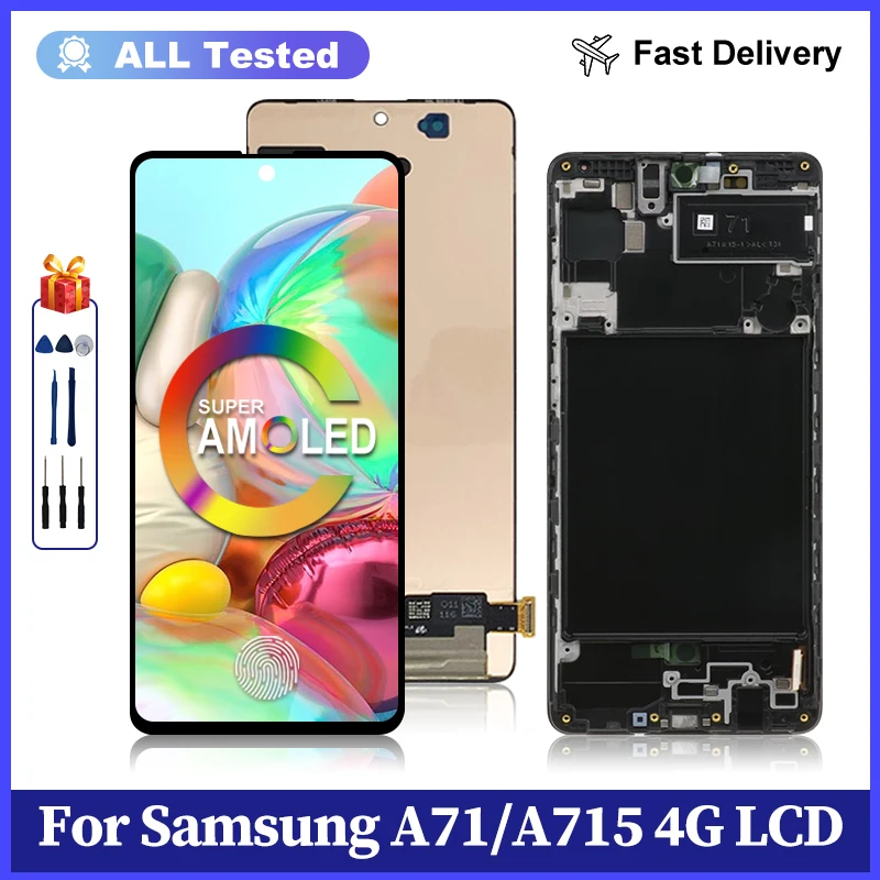 6.7" For Samsung Galaxy A71 LCD Display Touch Screen Digitizer Assembly ...