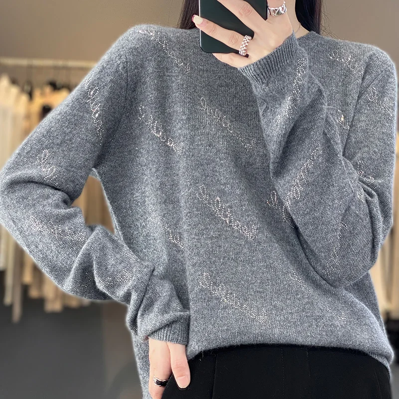 starry-diamond-cashmere-sweater-women's-autumn-and-winter-new-round-neck-pullover-wool-bottoming-shirt-temperament-joker-knit-to