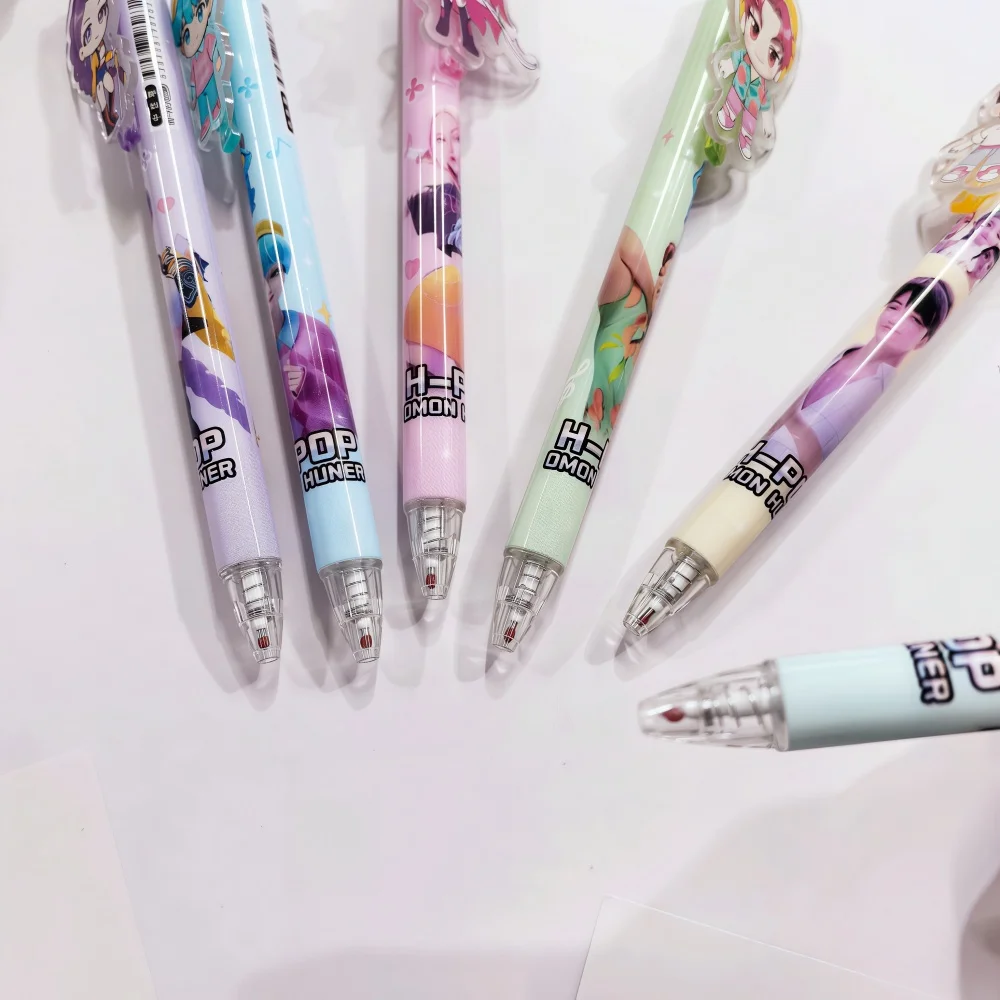 2026 블랙 젤 펜 학생용 필기구 애니메이션 캐릭터 문구 학교 용품 선물 계절별 반려품