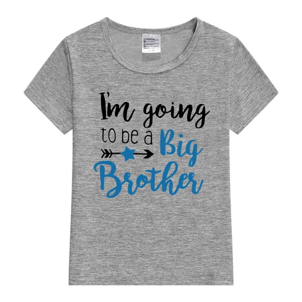 Boys Clothes I'm Going To Be A Big Brother Birth & Pregnancy Announcement T-Shirt For Boys Baby Son Family Look T-Shirts 3