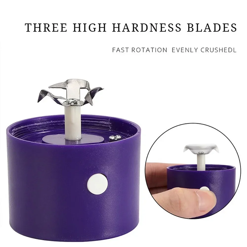 Automatic Tobacco Herb Grinder Grinding Spice Grinder USB Portable Pipe 1PCS herb grinder