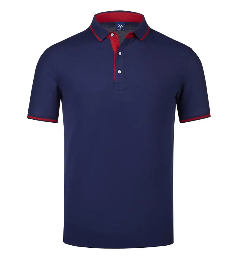 Fashion Quick Drying Short Sleeved Polo Shirt Golf Jersey Company Group Breathable Fitness Lapel Sports Sleeved 10-Color Top