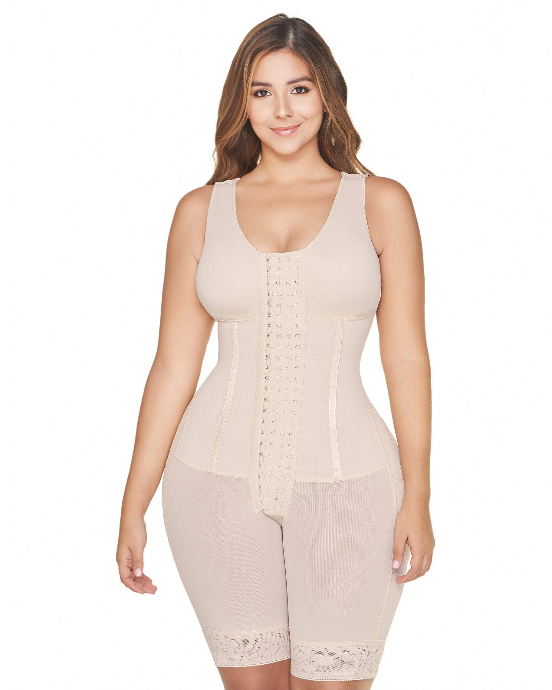 Fajas High Compression Tummy Control Bodysuit for Women Full Body Shaping Undergarment for a Flawless Silhouette Plus Size