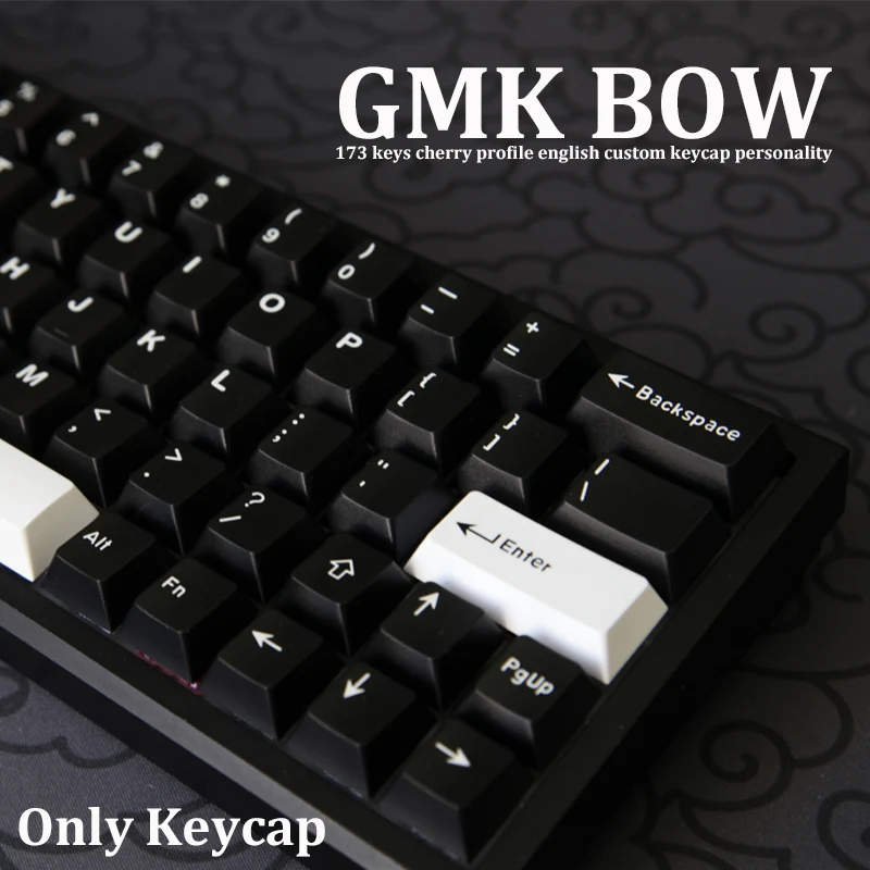 Gmk Clone Arco Wob 121 Teclas Perfil Cereja Duplo Tiro Keycap Inglês Personalizado Personalidade Keycaps para Teclado Mecânico 61