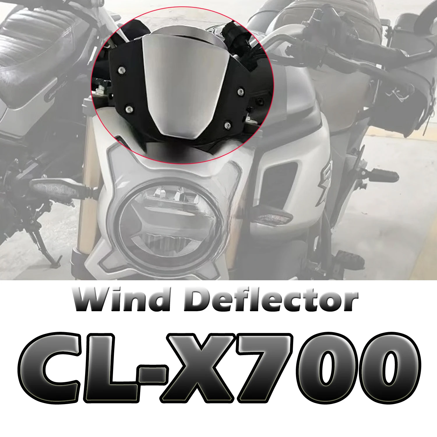 Motorcycle HERITAGE windshield Front WindScreen Wind Deflector CFMOTOR CF 700CL-X 700 CLX