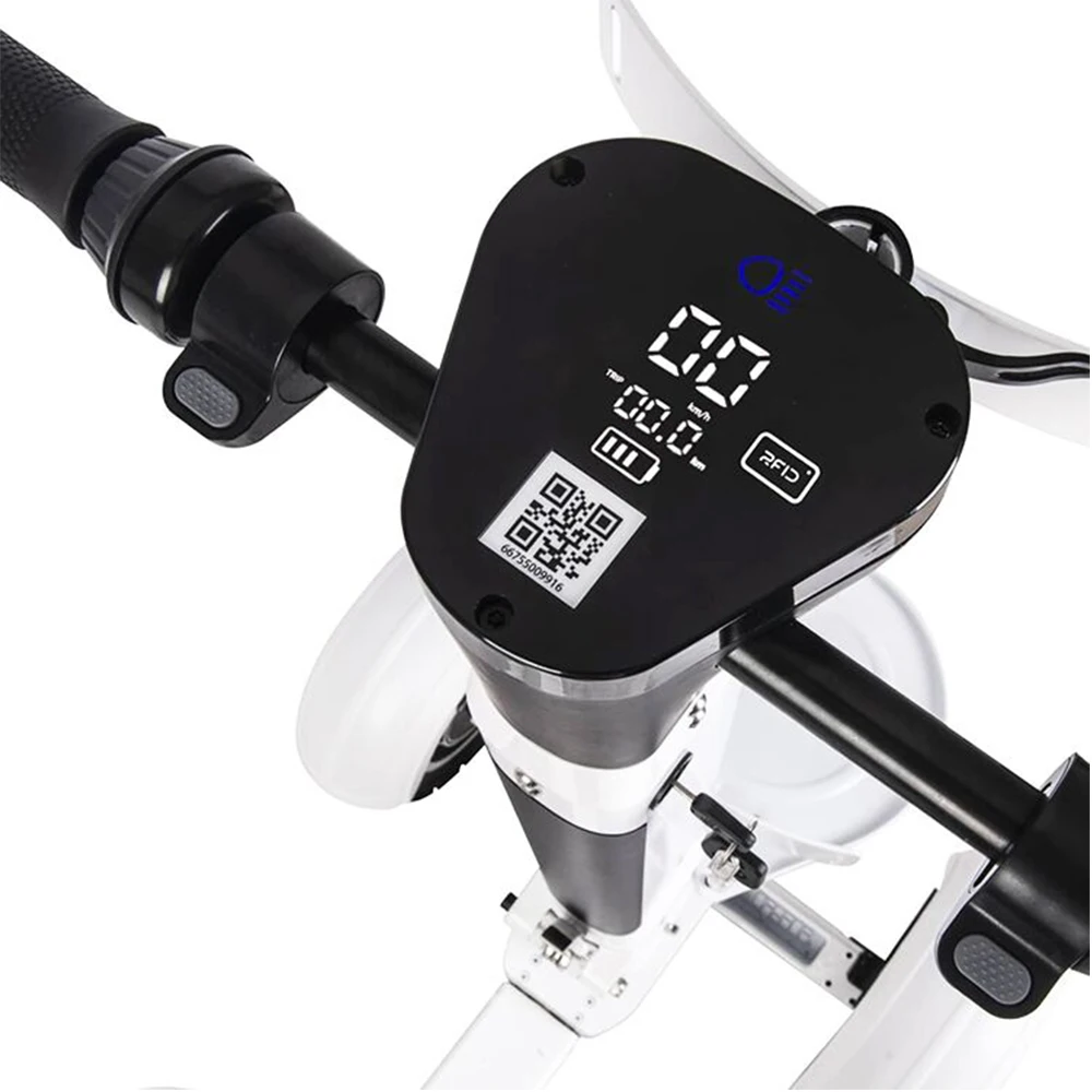 Umbrella Golf Carts Electric Foldable 4 Wheel Trolley Electric White Golf Scooter