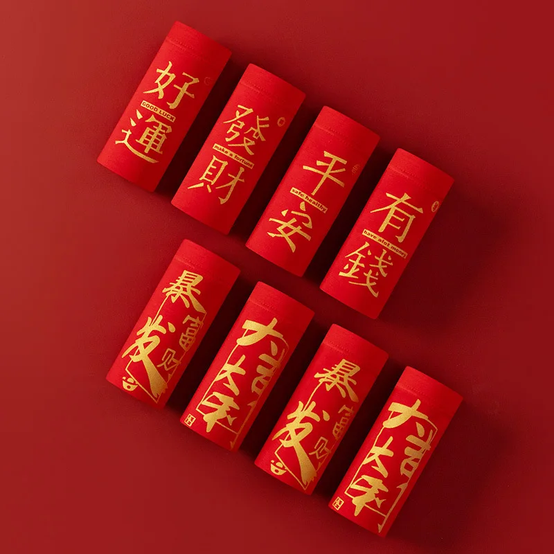 Underwear men's modal cotton large red flat corner shorts 4PCS