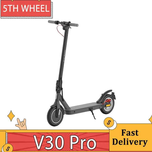 5TH WHEEL V30 Pro Foldable Electric Scooter 10 inch Tire 350W Motor E- Scooter 25km/h Max Speed 36V 7.5Ah Battery Cruise Control - AliExpress