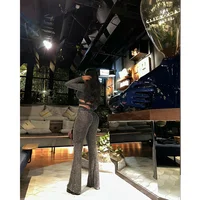 Women's High Street Style Sexy Long Sleeves Jumpsuit Hourglass Figure Butt Lift Set Clubwear Female Overalls Streetwear - Image 6