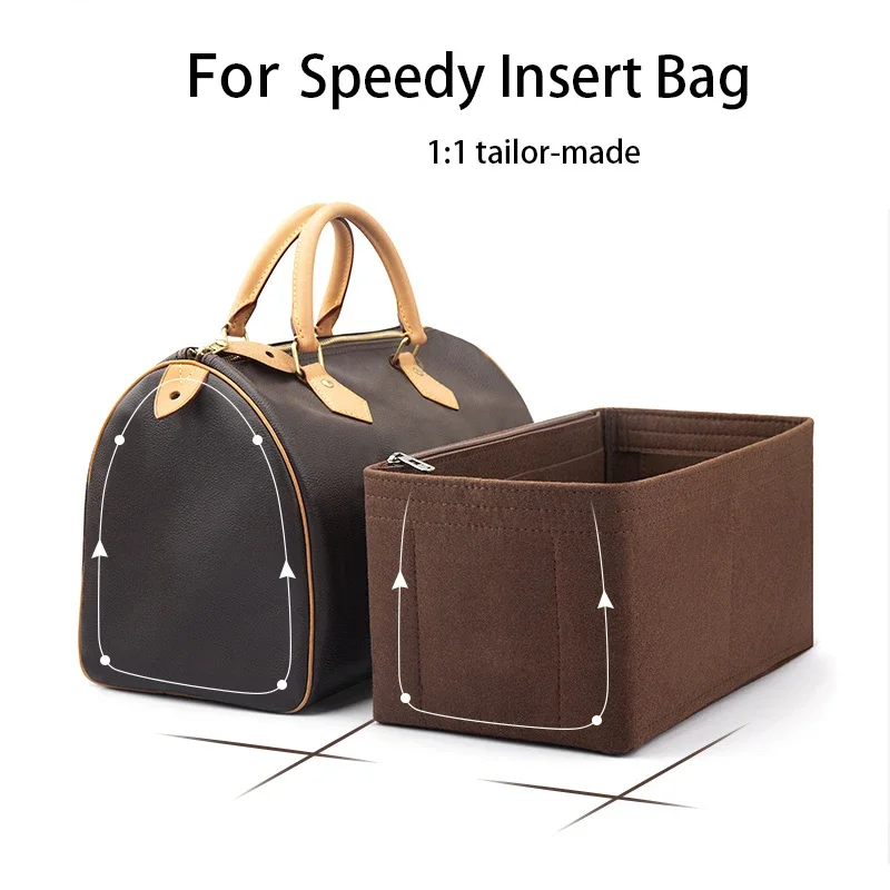 Buy banbeln SPEEDY 25 30 35 Accessories Insert Felt Organiser Organizer  Tote Liner Inner Bag 220 (Coffee,Speedy35-ZL) Online at desertcartINDIA