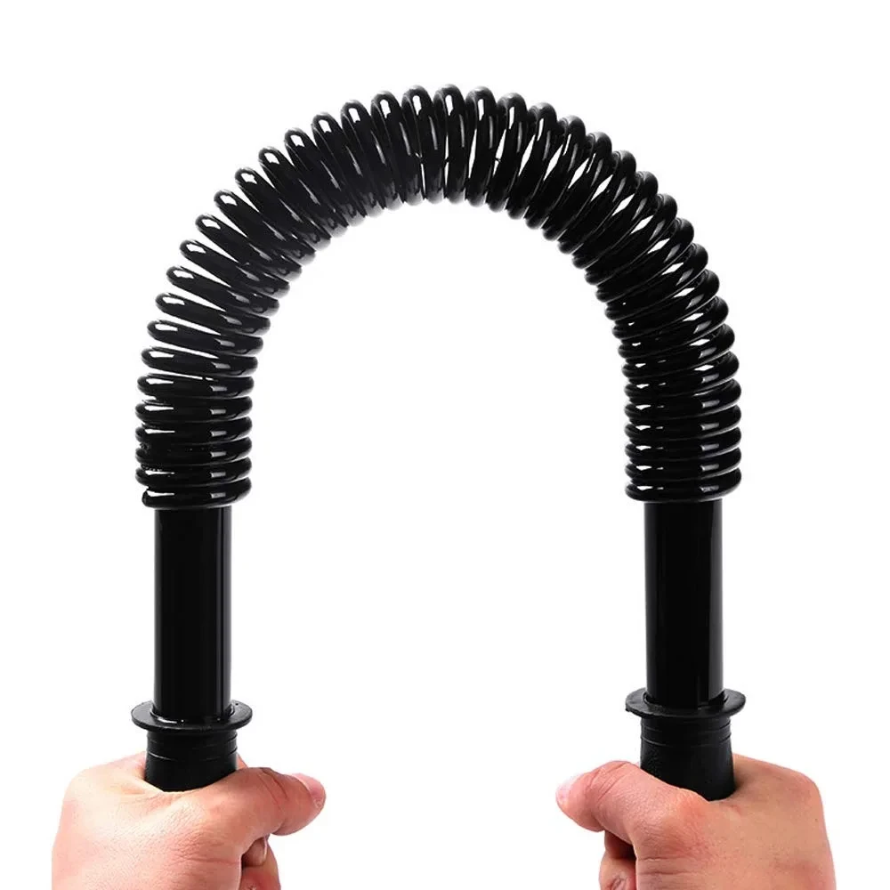 Adjustable Resistance Arm and Chest Workout Trainer with Foldable Spring Bar