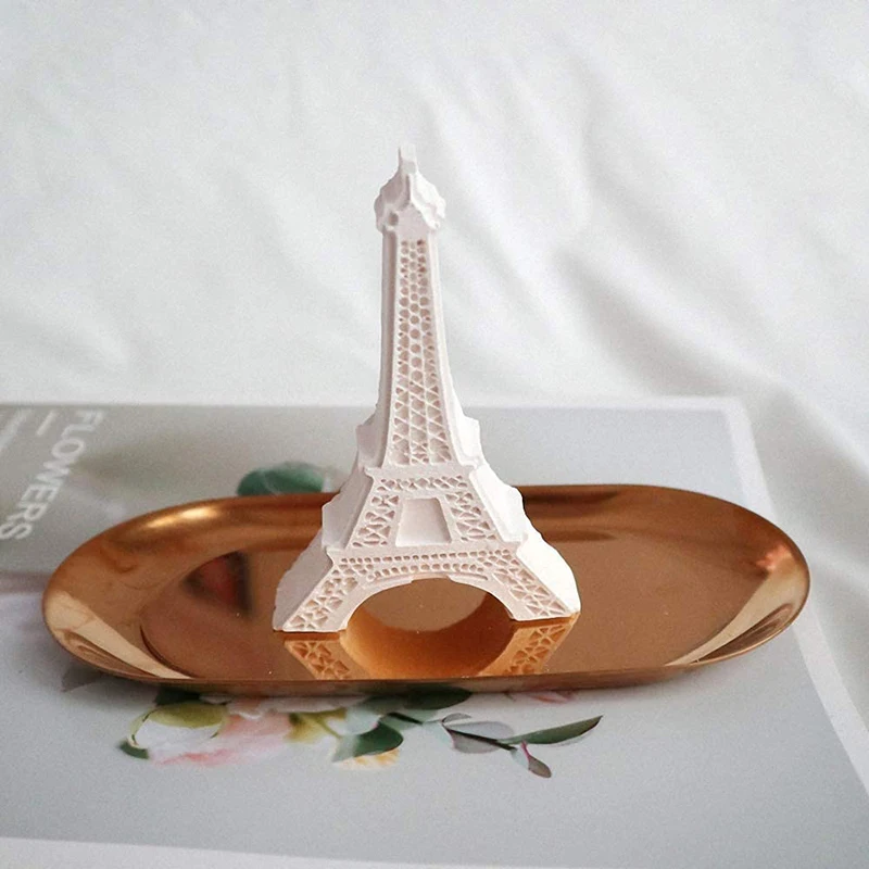 Paris Eiffel Tower Silicone Mold, 3D Chocolate Fondant Mold for DIY Cake Decorating, Mini Soap Resin Polymer Clay Mould