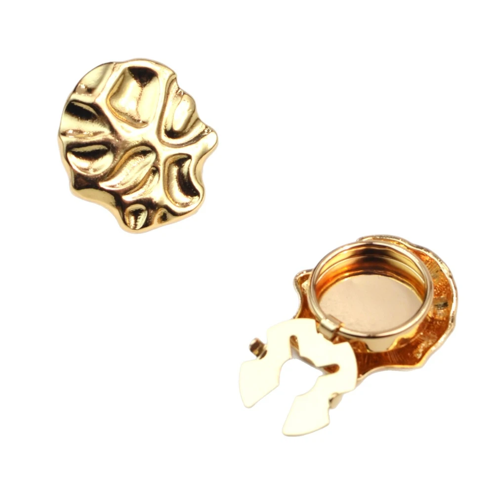 Unisex Fashion Metal Button Covers