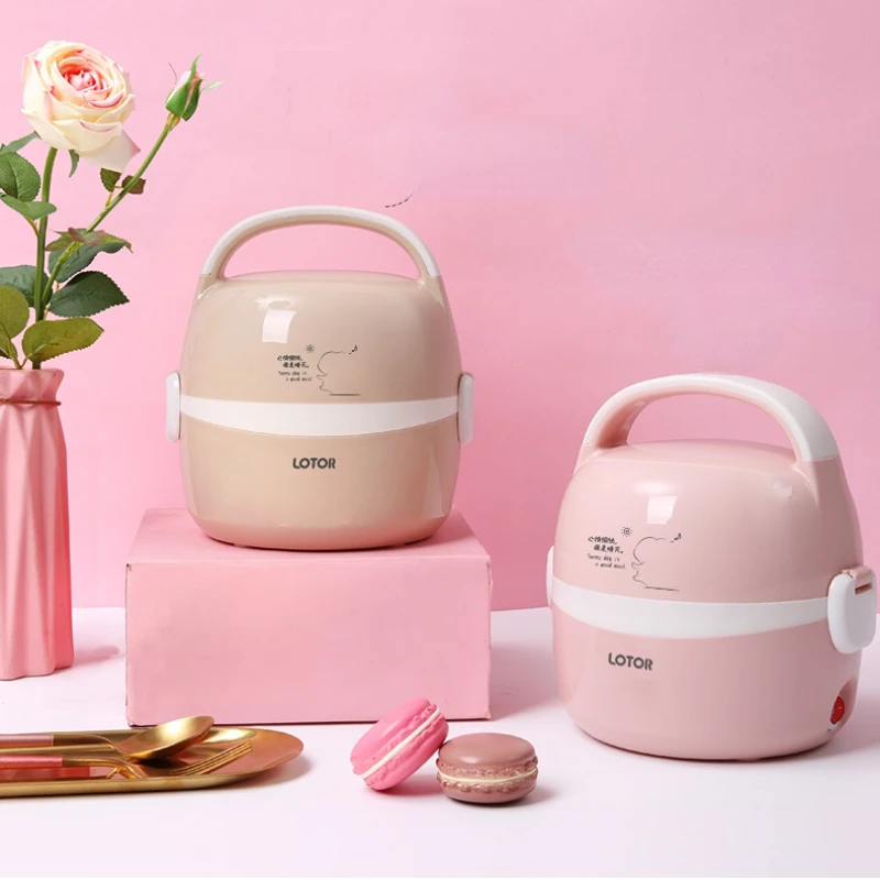 Electric Lunch Box Heated Bento Box Thermal Insulation Plug in Electric