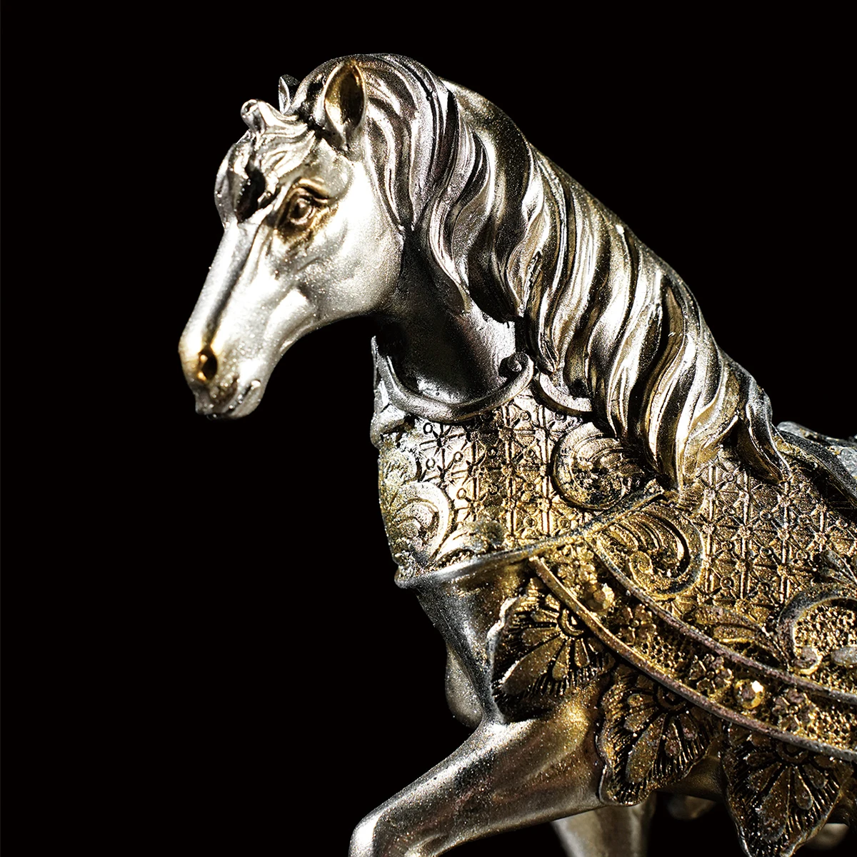 樹脂製の馬の彫刻,家,居間,オフィスの装飾,机のディスプレイ,入り口の