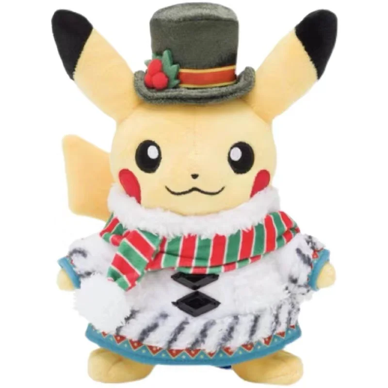 20cm Pokemon Plush Doll Smiling Angry Fire-breathing Dragon Cross-dressing  Cloak Jacket Hat Plush Pikachu Doll