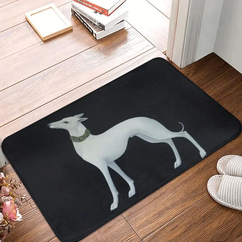 Cute Greyhound Front Floor Door Entrance Mat Outdoor Whippet Dog