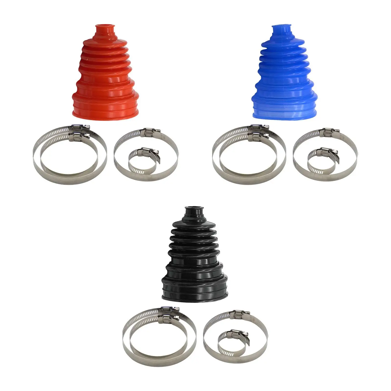 CV Boot with 4 Clamps Accessory Easy Installation Wear Resistant High Quality