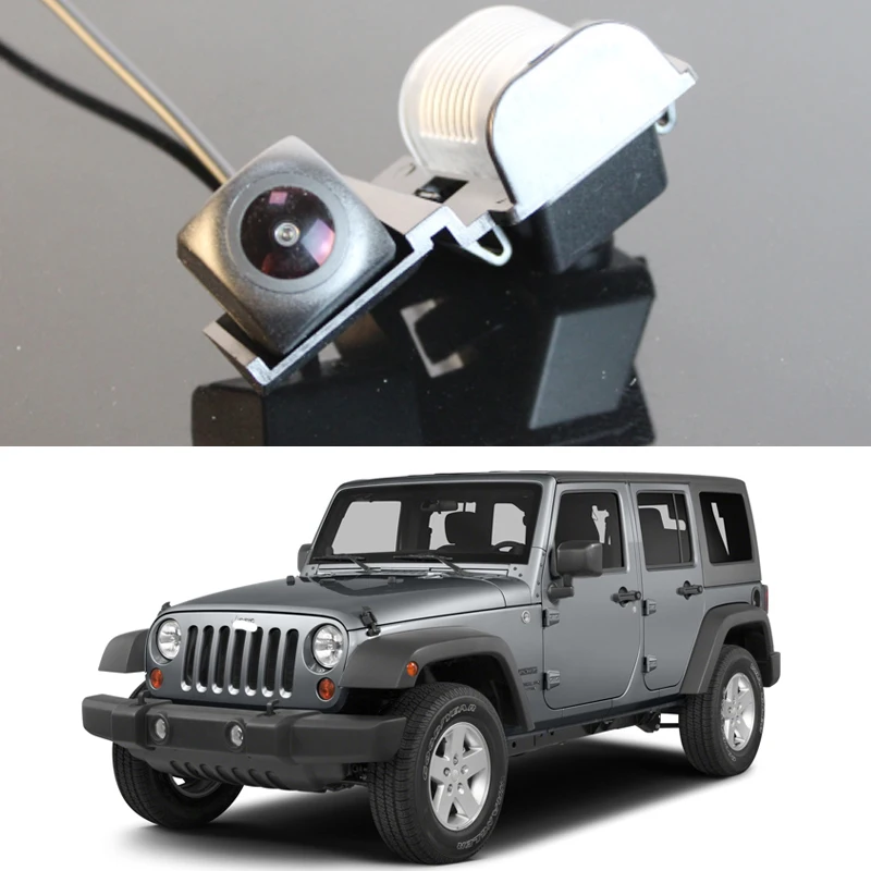 Per Jeep Wrangler Rubicon Sahara Unlimited Car Rear Camera Reverse Image Cam Night View Ahd Ccd 1080 720 Telecamera Dedicata