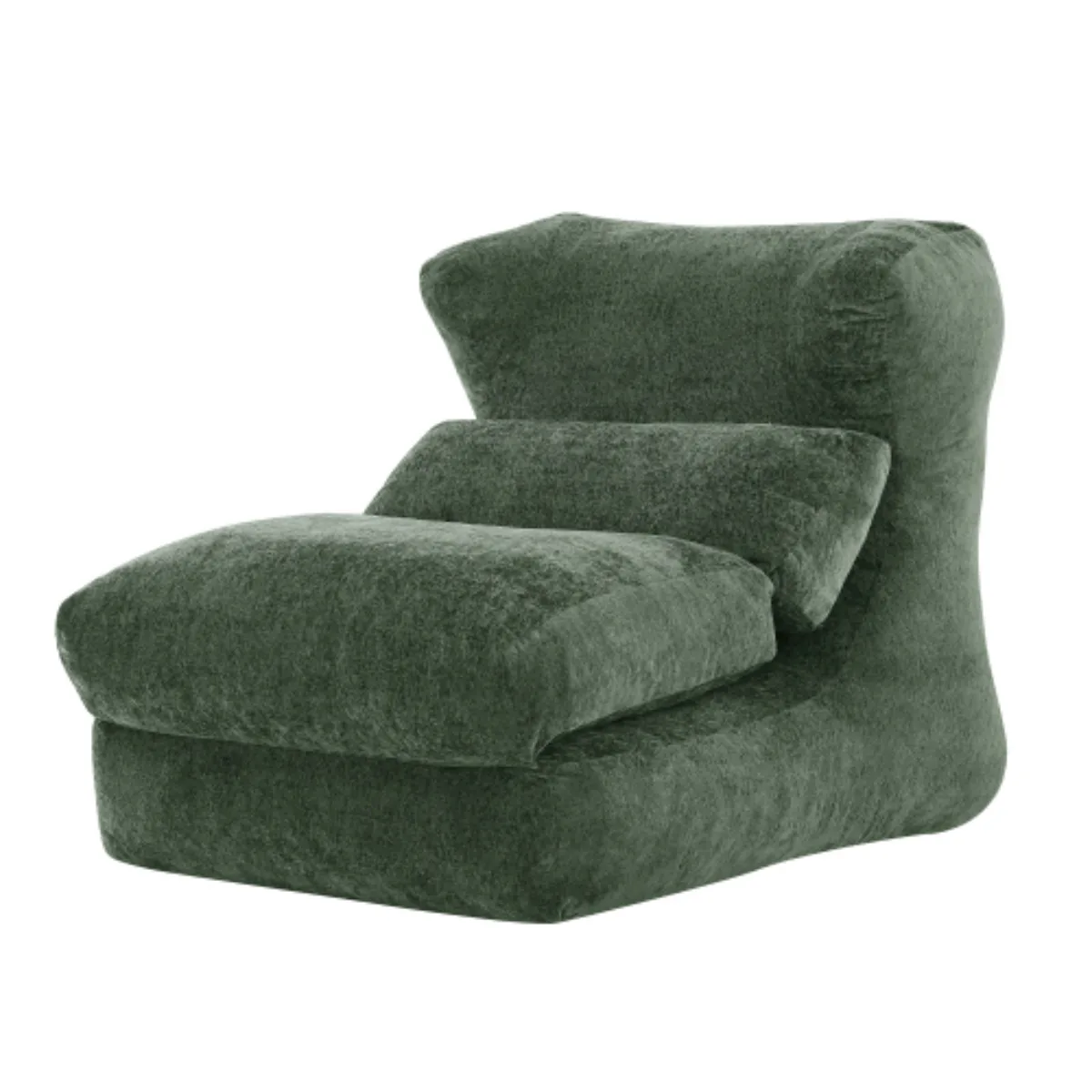 Stilvolles, skulpturales Sofa, einzigartige Form, verwandelbar vom Sessel zum Liegestuhl, ideal für Wohnzimmer & Schlafzimmer. – Detail 8